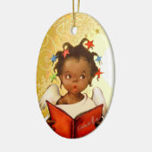  Afro-Amerikaanse Angel Christmas Ornament (Links)