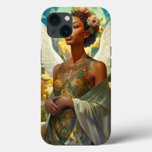 Afro-Amerikaanse Angel Goddess Fantasy Art Case-Mate iPhone Case