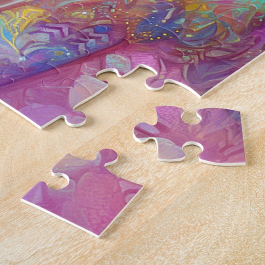 Afro-Amerikaanse Angel Lady Fantasy Kunst Legpuzzel (Zijkant)