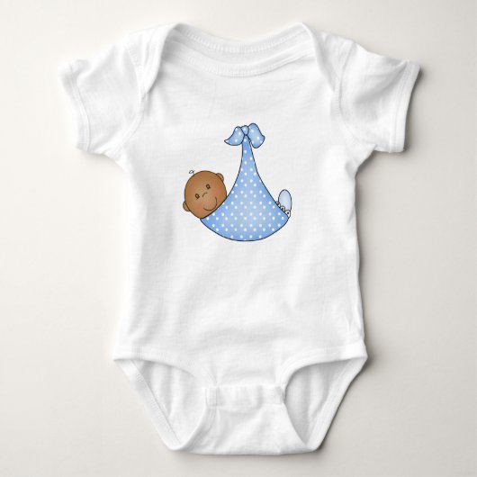 Afro-Amerikaanse Baby Boy Romper (Voorkant)