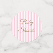 Afro-Amerikaanse Baby Meisje Baby shower Confetti (Kleine voorkant)