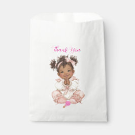 Afro-Amerikaanse Baby Meisje Favor Zakje