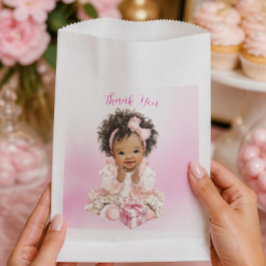 Afro-Amerikaanse Baby Meisje Favor Zakje