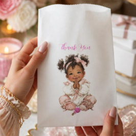 Afro-Amerikaanse Baby Meisje Favor Zakje