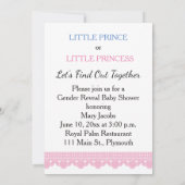 Afro-Amerikaanse Baby onthullen Baby shower Invita Kaart (Achterkant)