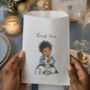 Afro-Amerikaanse babyjongen favoriet tas Bedankzakje