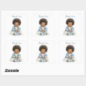 Afro-Amerikaanse babyjongen sticker (Vel)
