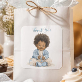 Afro-Amerikaanse babyjongen sticker