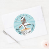 Afro-Amerikaanse bakker uit de keuken van sticker (Envelop)