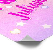 Afro-Amerikaanse ballerina prinses Poster (Hoek)