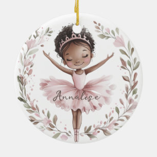 Afro-Amerikaanse balletdanser Keramisch Ornament