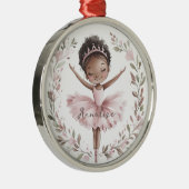 Afro-Amerikaanse balletdanser Metalen Ornament (Rechts)