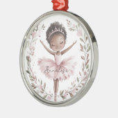 Afro-Amerikaanse balletdanser Metalen Ornament (Links)