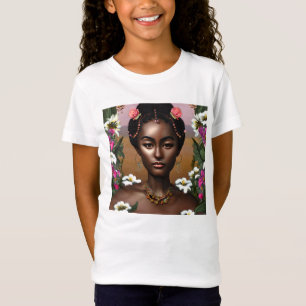 Afro-Amerikaanse Beauty AI Art T-shirt
