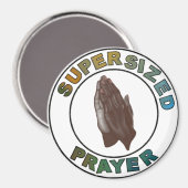 Afro-Amerikaanse biddende handen Magneet (Voorkant / Achterkant)