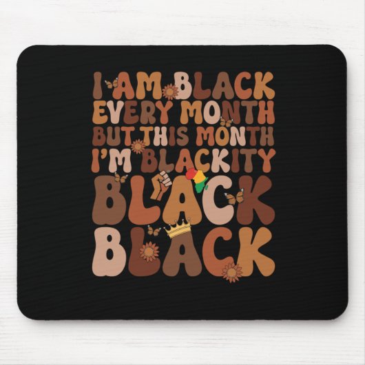 Afro-Amerikaanse Black Power Pride Geschiedenis Bu Muismat (Voorkant)