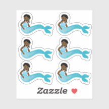 Afro-Amerikaanse Blauwe Zeemeermin