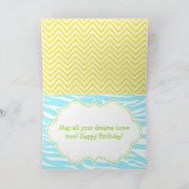 Afro-Amerikaanse Boy Pool Party Bash Verjaardag Kaart (Binnen)