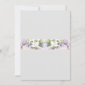 Afro-Amerikaanse bruid & bruidegom bloemachtige tr Kaart (Achterkant)