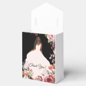 Afro-Amerikaanse bruid Vrijgezellenfeest Favor Box Bedankdoosjes (Geopend)