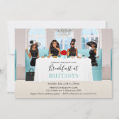 Afro-Amerikaanse bruids zwarte jurk tafel Kaart (Voorkant)