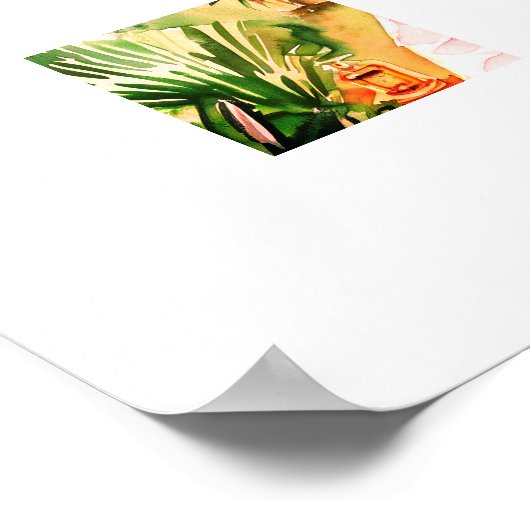 Afro-Amerikaanse bruiloft Poster (Hoek)