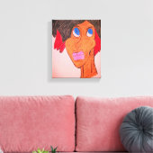 Afro-Amerikaanse canvas (Insitu (Woonkamer))