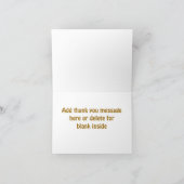 Afro-Amerikaanse Cowgirl Bedankt Note Kaart (Binnen)