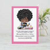 Afro-Amerikaanse Crafting-Thema Verjaardagsfeest Kaart (Staand voorkant)