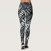 AFRO AMERIKAANSE DANSBEWEGINGEN LEGGINGS (Achterkant)