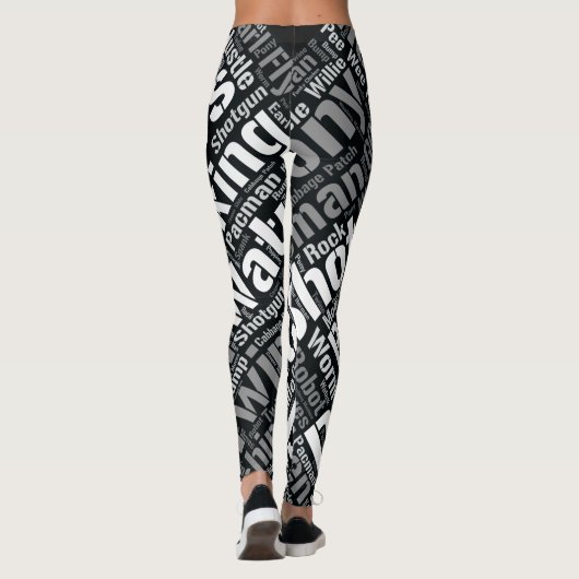 AFRO AMERIKAANSE DANSBEWEGINGEN LEGGINGS (Achterkant)