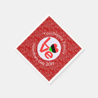 Afro-Amerikaanse diaspora houdt van rood Servet