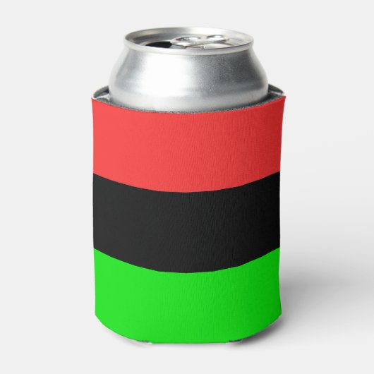 Afro-Amerikaanse Diaspora Vlag Blikjeskoeler (Blikje Voorkant)