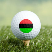 Afro-Amerikaanse Diaspora Vlag Golfballen (Insitu Shirt)