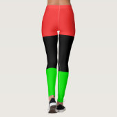 Afro-Amerikaanse Diaspora-vlag  Leggings (Achterkant)