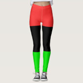Afro-Amerikaanse Diaspora-vlag  Leggings (Voorkant)