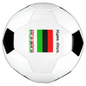 Afro-Amerikaanse diaspora vlag op maat Voetbal