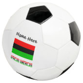 Afro-Amerikaanse diaspora vlag op maat Voetbal