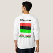 Afro-Amerikaanse Diaspora Vlag Persoonlijk Trui (Achterkant volledig)