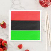 Afro-Amerikaanse Diaspora Vlag  Servetten (Insitu)