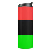 Afro-Amerikaanse Diaspora Vlag  Thermosbeker (Gedraaid links)