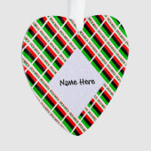 Afro-Amerikaanse Diaspora Vlag Zwarte Personalisat Ornament (voorkant)