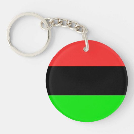 Afro-Amerikaanse diasporavlag Sleutelhanger (Voorkant)