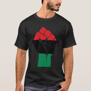 Afro-Amerikaanse eerste groet Afrikaans erfgoedsym T-shirt