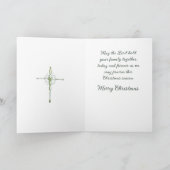 Afro-Amerikaanse engel kerstkaart Kaart (Binnen)