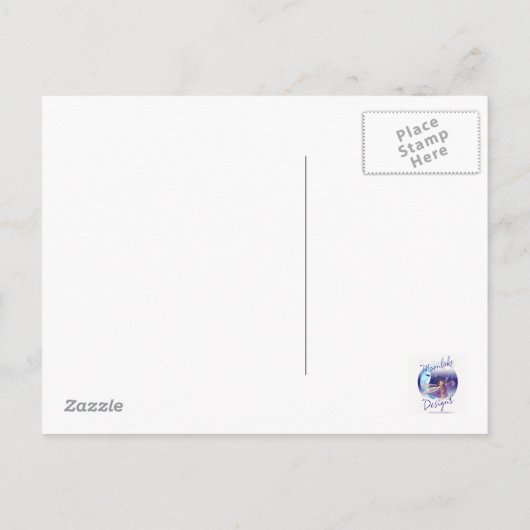 Afro-Amerikaanse Fairy Briefkaart (Achterkant)