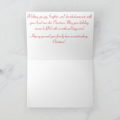 Afro-Amerikaanse familie kerstochtend Feestdagen Kaart (Binnen)