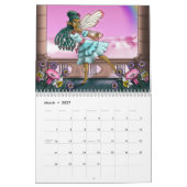 Afro-Amerikaanse Feeën 2027 Kalender (Mar 2027)