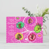 Afro-Amerikaanse feeën verjaardagsfeestje Kaart (Staand voorkant)