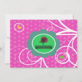 Afro-Amerikaanse feeën verjaardagsfeestje Kaart (Achterkant)